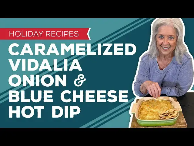 Video thumbnail for Holiday Cooking & Baking Recipes: Caramelized Vidalia Onion and Blue Cheese Hot Dip Recipe