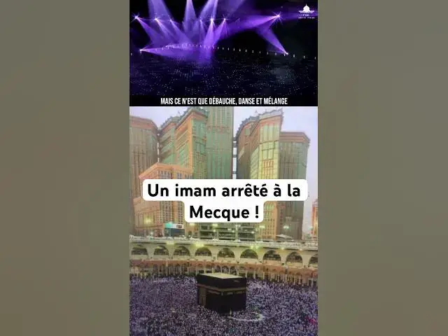 'Video thumbnail for Un imam arrêté à la Mecque pour avoir dit ceci… #imamarrêté #mecque #imam #occident #vérité'