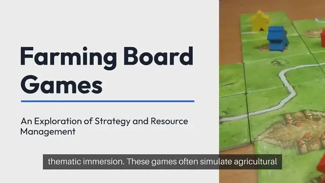 'Video thumbnail for Farming Board Games'