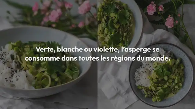 Video thumbnail for Curry d’asperges vertes et riz
