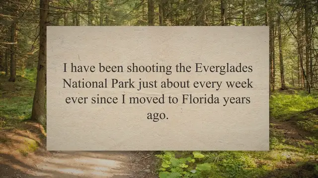 'Video thumbnail for The Everglades Best Photography Spots'