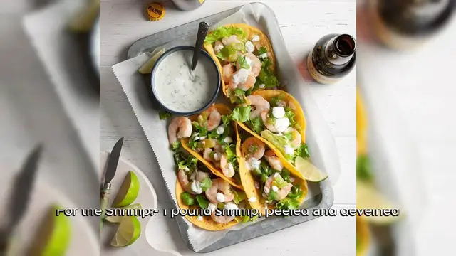 Video thumbnail for Easy Shrimp Tacos Recipe