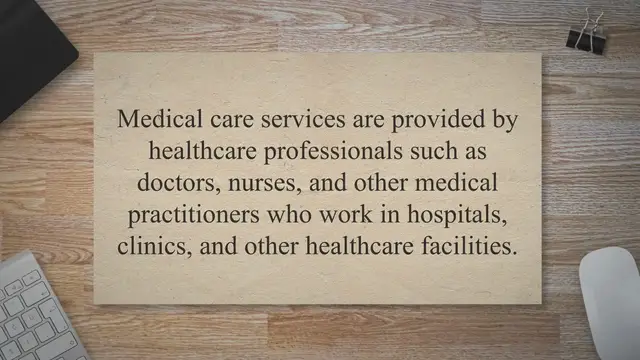 Video thumbnail for Enhancing Healthcare: Understanding the Importance, Types, and Quality of Medical Care Services