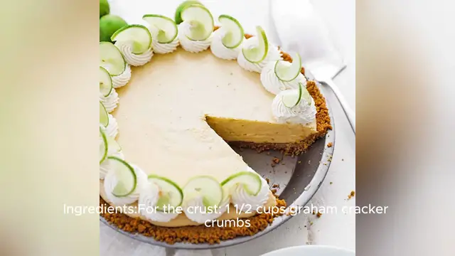 Video thumbnail for key lime pie recipe
