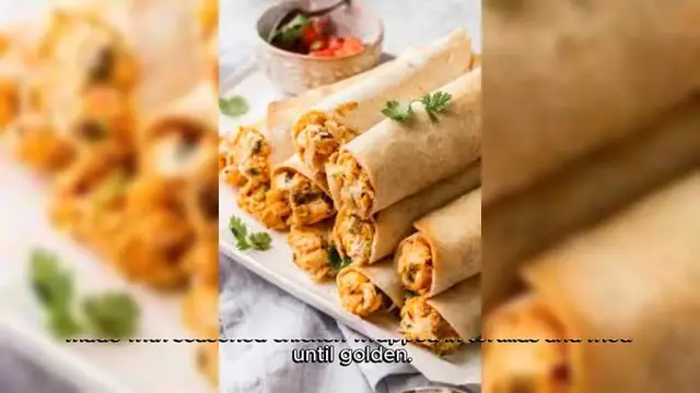 Video thumbnail for Chicken Taquitos Recipe
