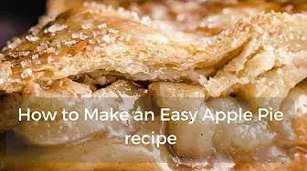 Video thumbnail for How to make an easy apple pie