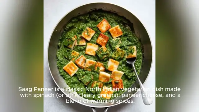 Video thumbnail for saag paneer recipe