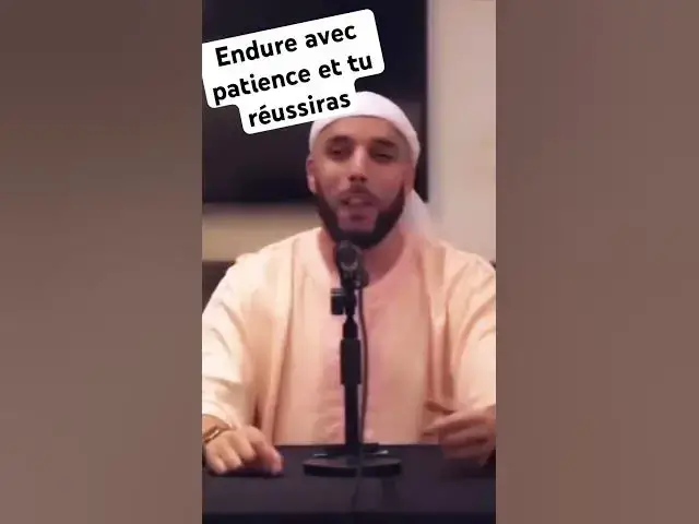 'Video thumbnail for Sois endurant ! Allah t’accordera sa grâce au bon moment ! #Allah #islam #rappelislam #hajj'