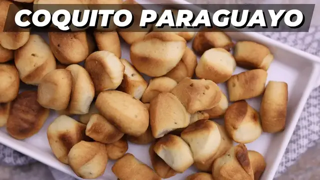 Video thumbnail for How to Make Coquito, Paraguay MOST Popular Crunchy BREAD!