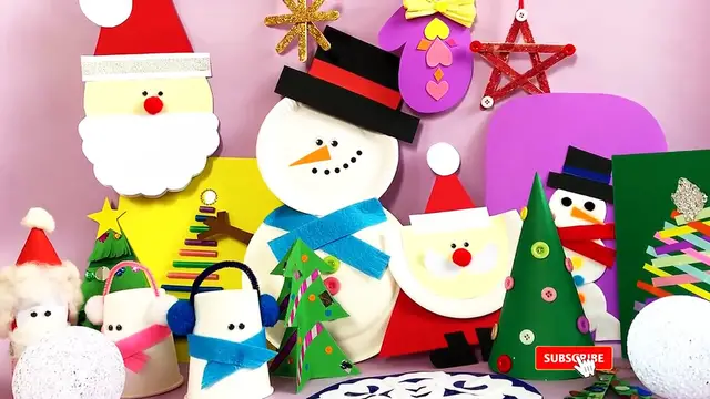 Video thumbnail for 20+ Easy and nice Christmas art and crafts ideas for kids