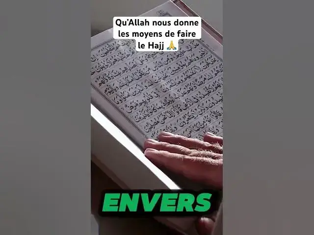 'Video thumbnail for Le Hajj, une obligation pour tout musulman qui en a les moyens #hajj #saudi #motivation #allah'