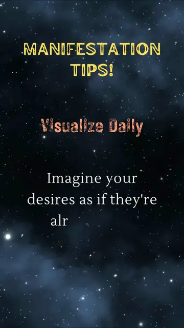 Video thumbnail for Manifestation Tips!
