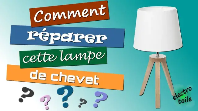 Video thumbnail for Comment réparer une lampe de chevet ?