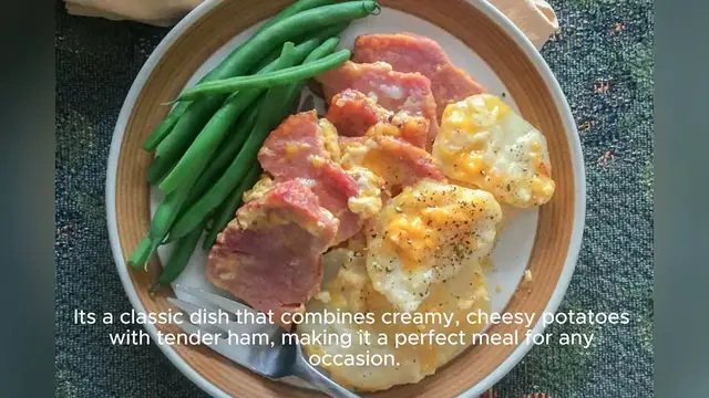Video thumbnail for ham and scalloped potato recipe