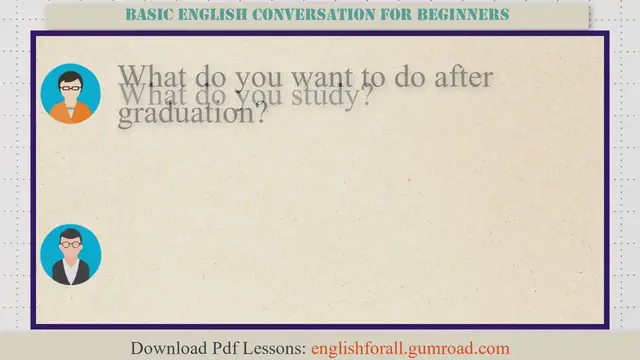 Video thumbnail for Basic English Conversation for Beginners #19