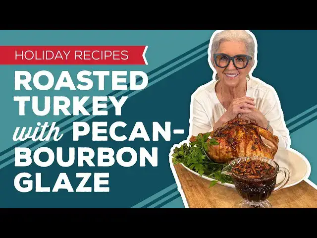 Video thumbnail for Holiday Cooking & Baking Recipes: Thanksgiving Roasted Turkey with Fried Pecan-Bourbon Glaze Recipe