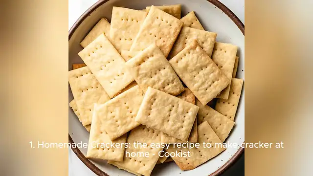 Video thumbnail for cracker recipe
