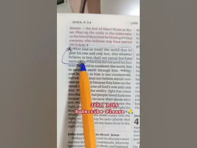 Video thumbnail for John 3:16 #johnselephilip #prayerful #christianprayer #religion #prayer #inspiringnarratives