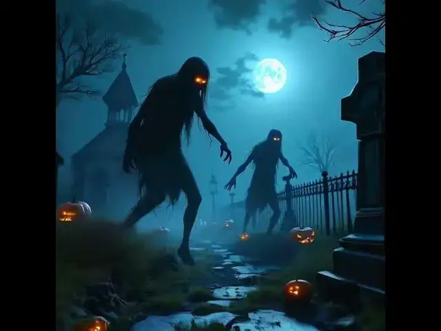 Video thumbnail for zombies immerging from the grave #creature3d