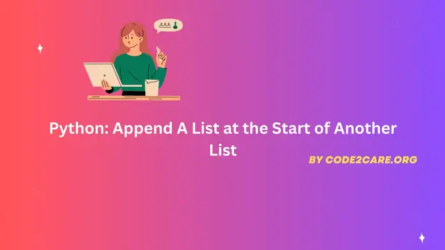 'Video thumbnail for Python Append A List at the Start of Another List'
