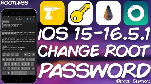 Video thumbnail for iOS 15.0 - 16.5.1 JAILBREAK Guide: DO THIS NOW! How To Change ROOT Password On ROOTLESS Jailbreaks