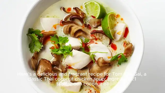 Video thumbnail for tom kha soup recipe