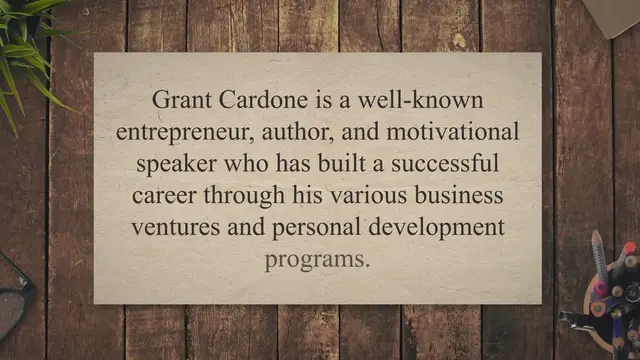 Video thumbnail for Grant Cardone: Separating Fact from Fiction in the Scam Allegations