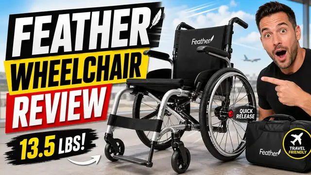 Video thumbnail for Feather Wheelchair Review: Pros, Cons, and Who It’s Best For
