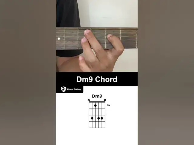 Video thumbnail for How To Play The Dm9 Chord On Guitar - Guvna Guitars