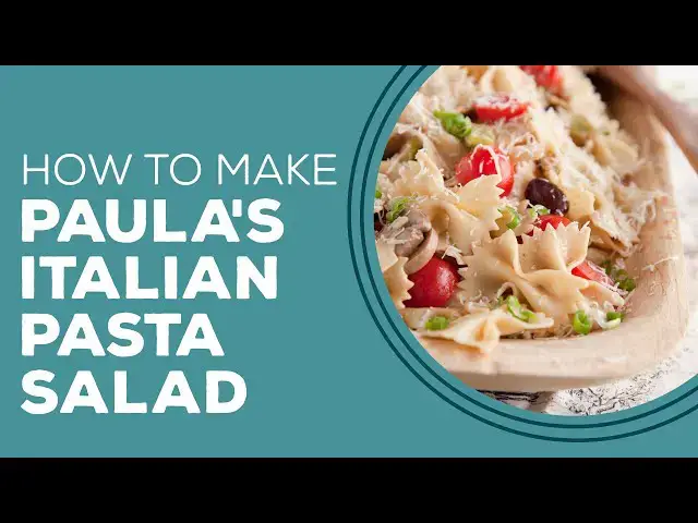 Video thumbnail for Blast from the Past: Paula's Italian Pasta Salad Recipe | Easy Pasta Salad
