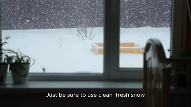 Video thumbnail for snow cream recipe