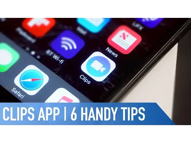 'Video thumbnail for Clips Tips: How to make your videos more amazing with Apple's new app'