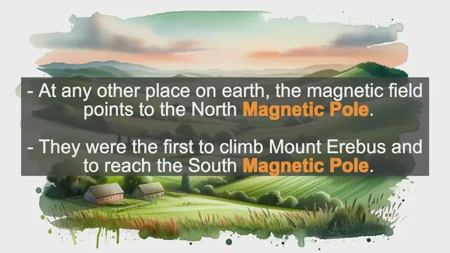 Video thumbnail for Magnetic Pole In Sentences - Examples Of Magnetic Pole In Sentences