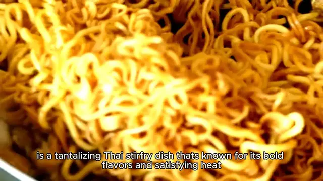 Video thumbnail for drunken noodles recipe