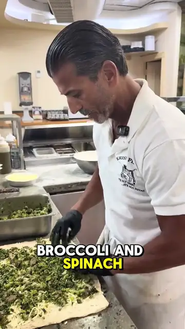 Video thumbnail for The Boss of Krispy Pizza in NEW YORK has gone viral for his famous Pinwheels_(720P_HD)