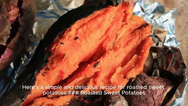 Video thumbnail for sweet potato recipe