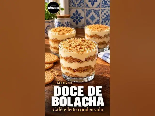 Video thumbnail for Doce de bolacha com café e leite condensado 🍪☕ #ReceitasDoGordo #DoceDeBolacha #ReceitasDoces