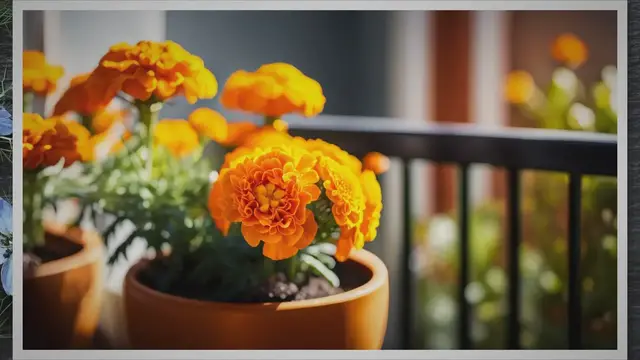 'Video thumbnail for Dazzling Balcony: Enhance with Marigold Flower Colors🪴'