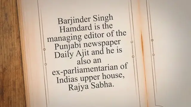 'Video thumbnail for Barjinder Singh Hamdard Net Worth 2023, Height, Wiki, Age, Bio'