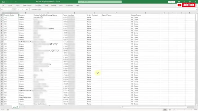 Video thumbnail for How to Export All WhatsApp Group Contacts to Excel