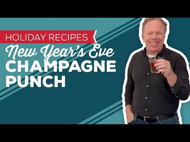 Video thumbnail for Holiday Cooking & Baking Recipes: New Year's Eve Champagne Punch Recipe