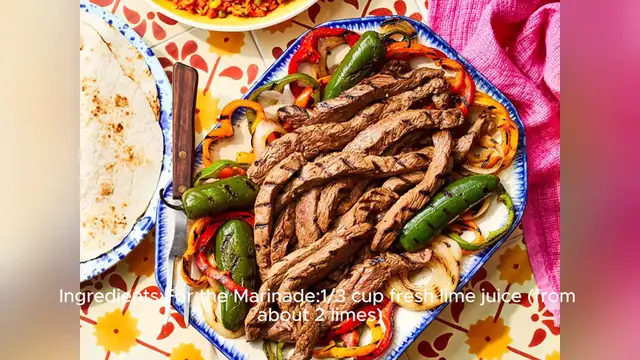Video thumbnail for beef fajita recipe