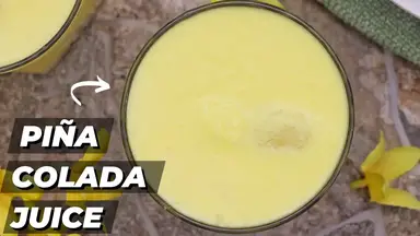 'Video thumbnail for The Best Piña Colada Juice'