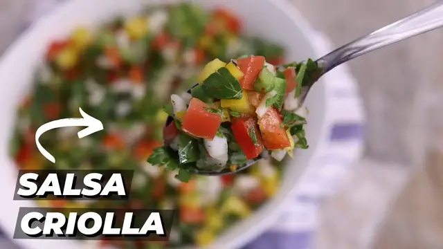 Video thumbnail for Como Hacer Salsa Criolla Argentina