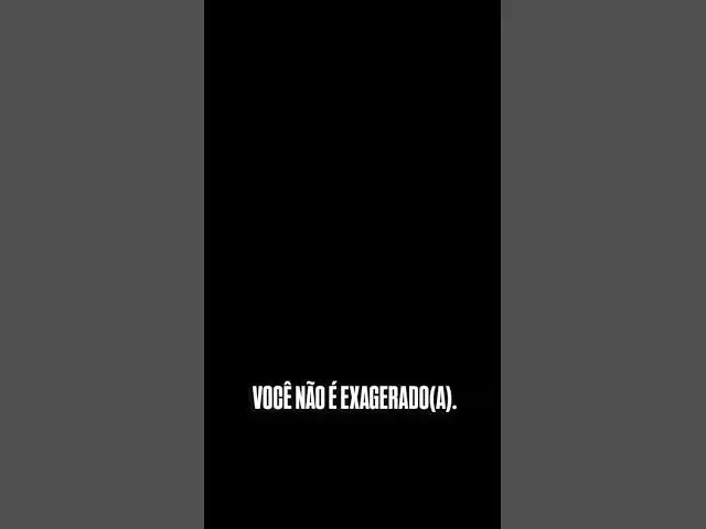 Video thumbnail for Você não é louco(a) e a sua dor é real.