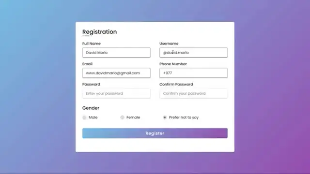 Video thumbnail for Form using HTML & CSS