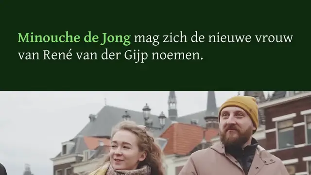 Video thumbnail for Minouche de Jong de nieuwe vrouw van René van der Gijp: