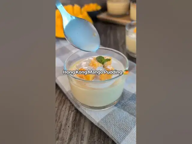 Video thumbnail for Make Creamy Mango Pudding Like a Pro #mangorecipes #dessert