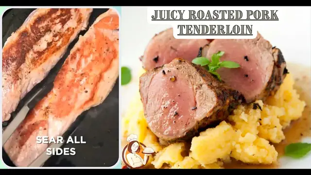 Video thumbnail for Juicy Roasted Pork Tenderloin