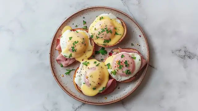 Video thumbnail for Mastering the Art of Eggs Benedict: A Decadent Breakfast Delight